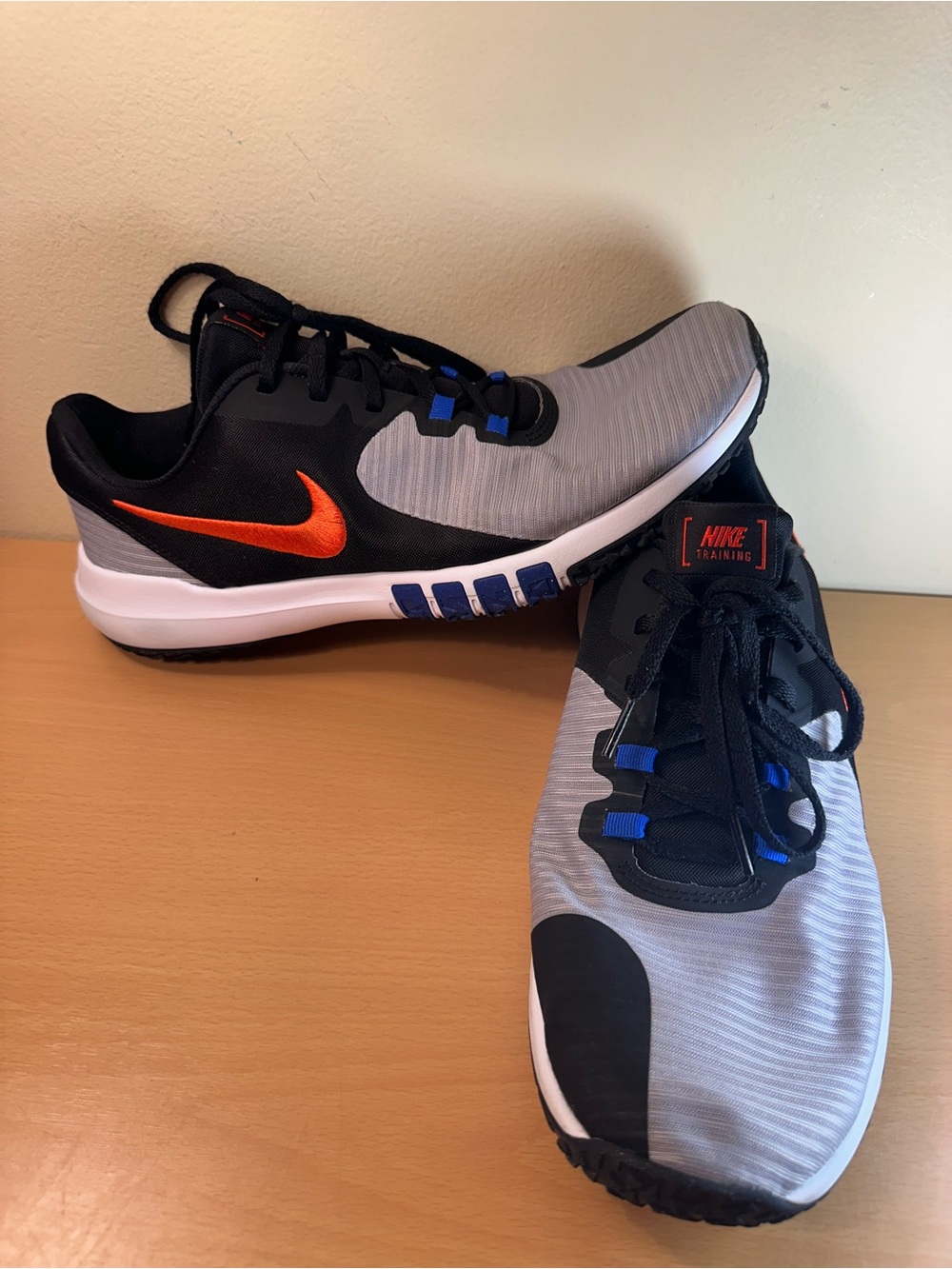 Nike Flex Control 4 Wolf Grey Black Team Orange Men’s Shoes Size 13